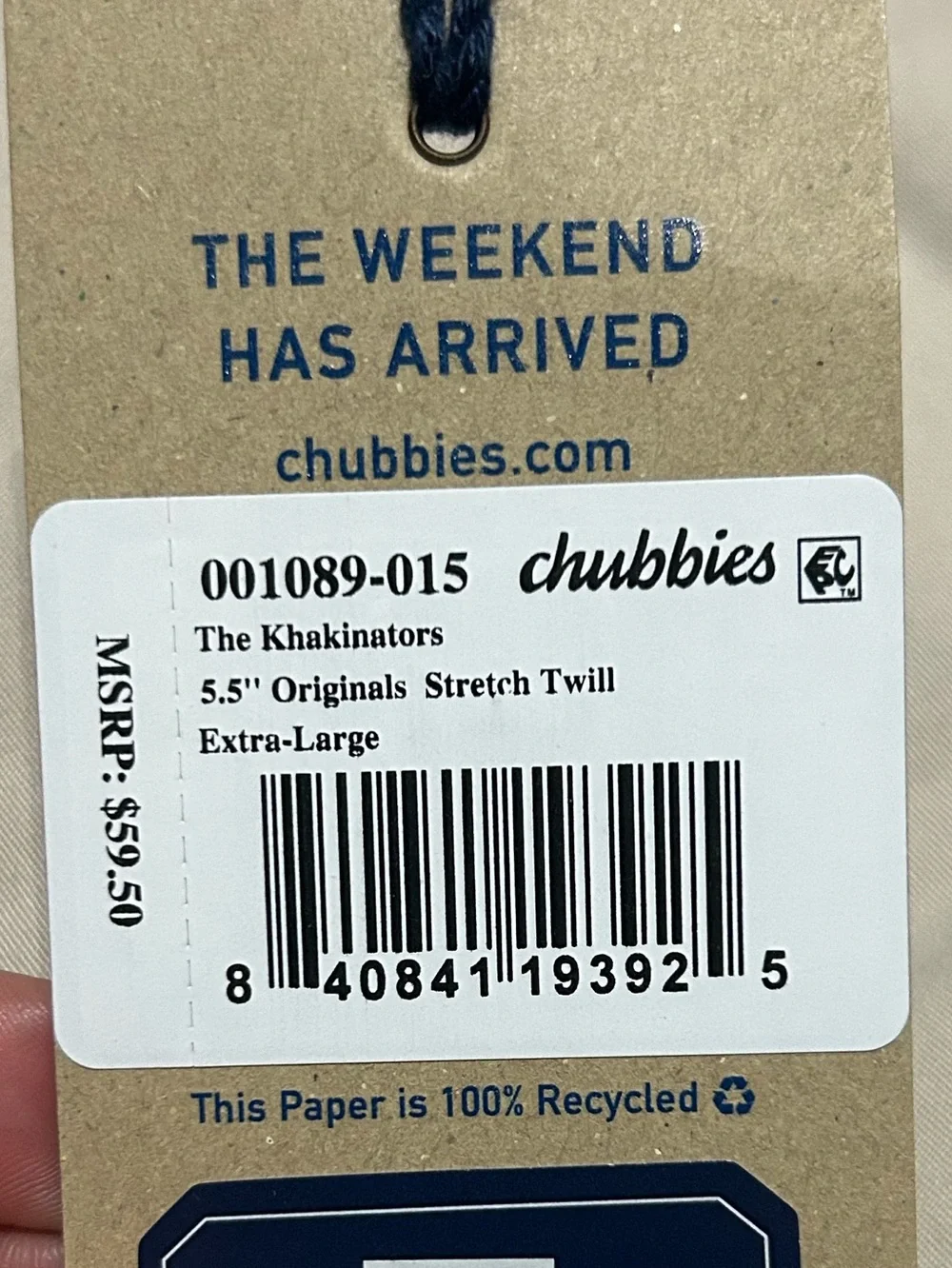 Chubbies The Khakinators 5.5